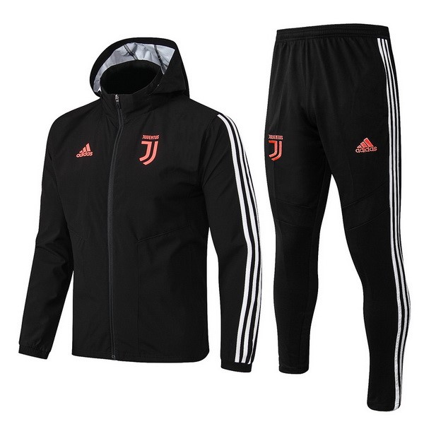 Rompevientos Juventus Conjunto Completo 2019-2020 Negro Blanco